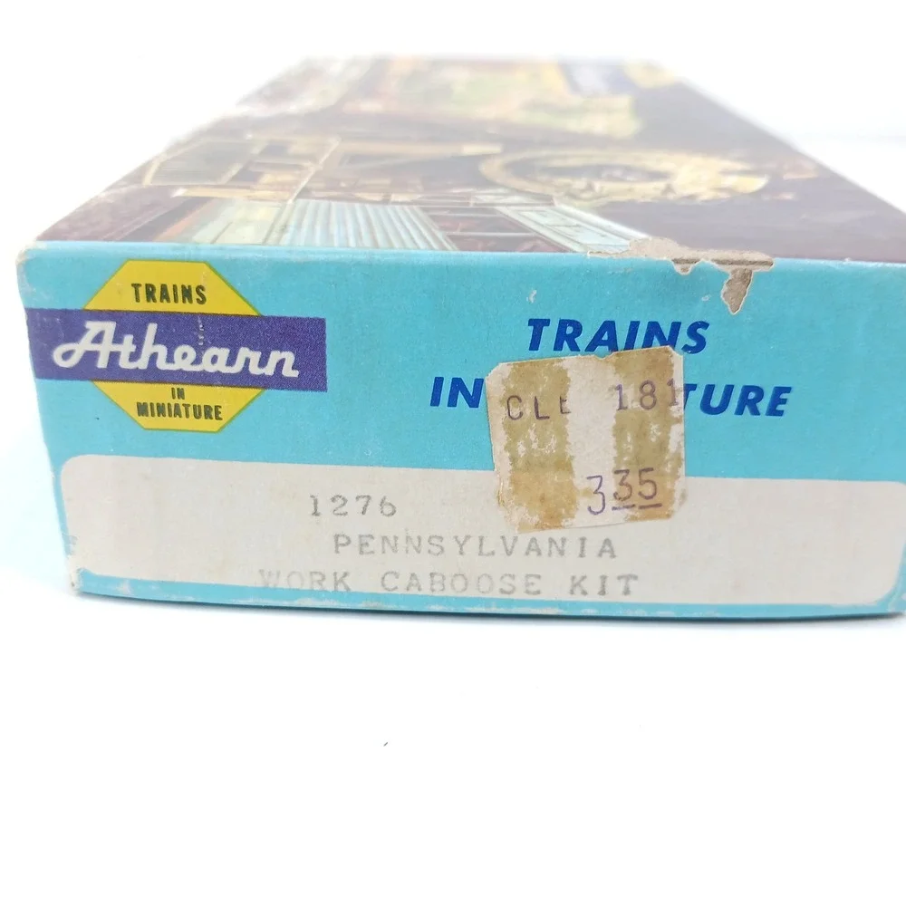Athearn HO Scale Pennsylvania Work Caboose Kit 1276 PRR Brown MW985 Train Car